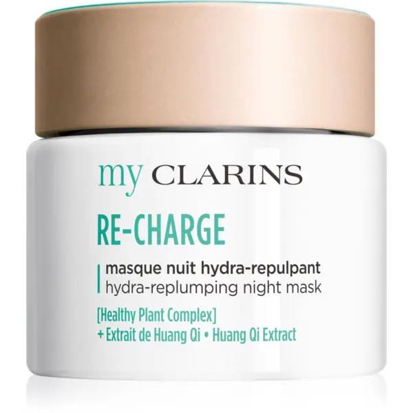 Clarins Clarins My Clarins Re-Charge Hydra-Replumping Night Mask energetska maska za lice za sjajni izgled lica 50 ml