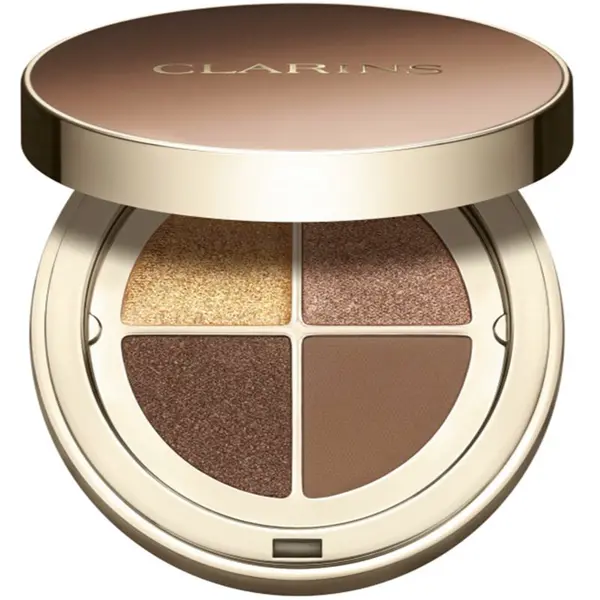 Clarins Clarins Ombre 4 Colour Eye Palette paleta sjenila za oči za dugotrajni efekt nijansa 04 - Brown Sugar Gradation 4.2 g