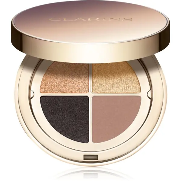 Clarins Clarins Ombre 4 Colour Eye Palette paleta sjenila za oči za dugotrajni efekt nijansa 08 - Amber Gradation 4.2 g