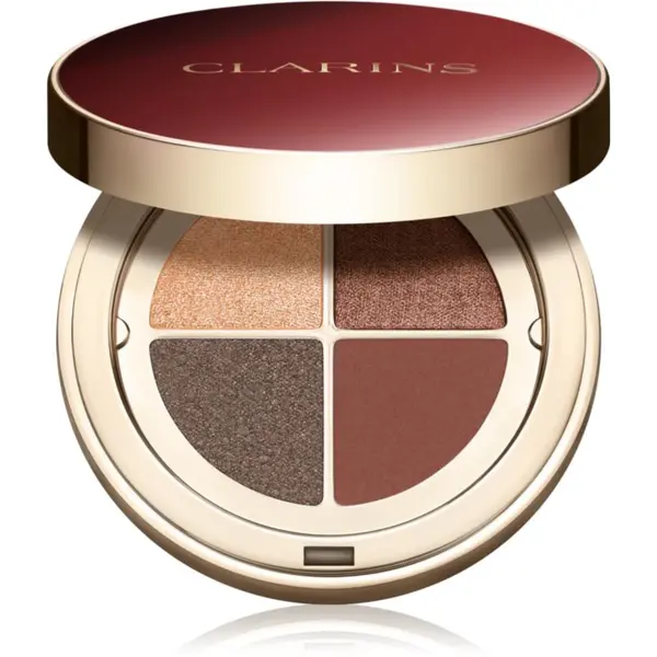 Clarins Clarins Ombre 4 Colour Eye Palette paleta sjenila za oči za dugotrajni efekt nijansa 10 Maple Gradation 4,2 g