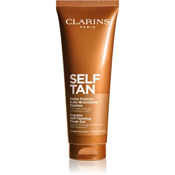 Clarins Clarins Self Tan Express Self-Tanning Fresh Gel gel za samotamnjenje s hidratantnim učinkom 125 ml