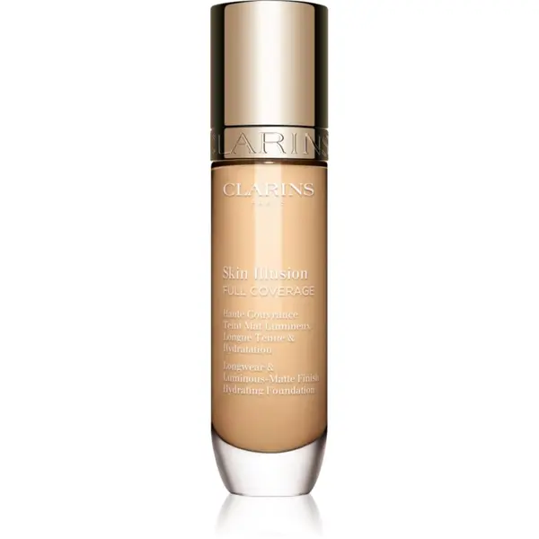 Clarins Clarins Skin Illusion Hydrating Foundation puder s visokim prekrivanjem nijansa 101W 30 ml