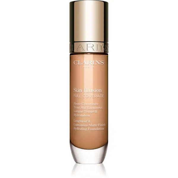 Clarins Clarins Skin Illusion Hydrating Foundation puder s visokim prekrivanjem nijansa 107C 30 ml