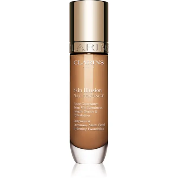 Clarins Clarins Skin Illusion Hydrating Foundation puder s visokim prekrivanjem nijansa 111N 30 ml