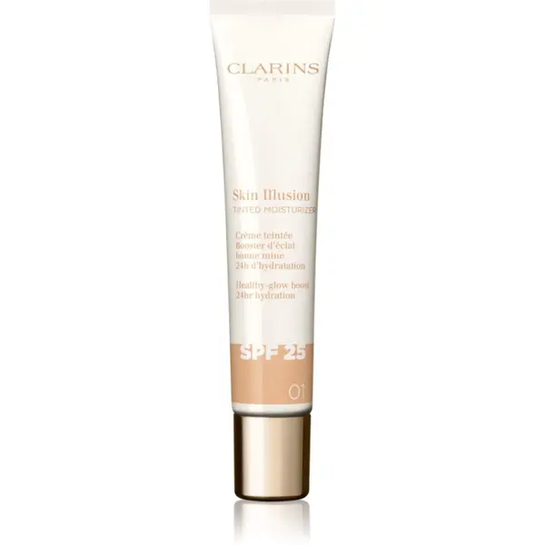 Clarins Clarins Skin Illusion Tinted Moisturizer krema za toniranje SPF 25 nijansa 01 40 ml