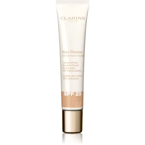 Clarins Clarins Skin Illusion Tinted Moisturizer krema za toniranje SPF 25 nijansa 02.5 40 ml