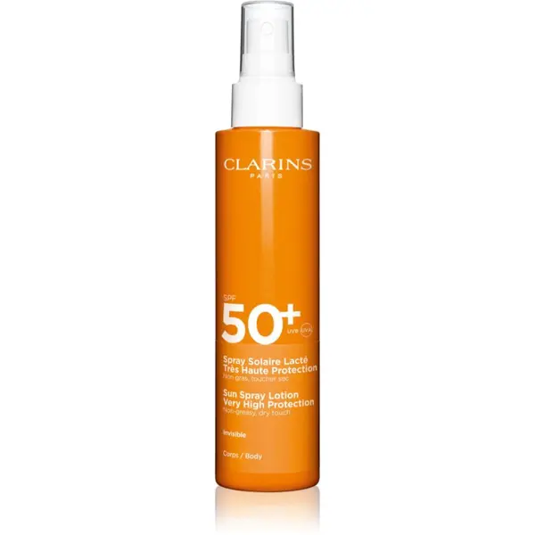 Clarins Clarins Sun Care Spray Lotion sprej za sunčanje za tijelo i lice SPF 50+ 150 ml