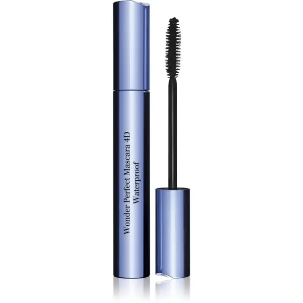 Clarins Clarins Wonder Perfect Mascara 4D Waterproof vodootporna maskara za uvijanje i odvajanje trepavica 01 - Perfect Black 8 ml