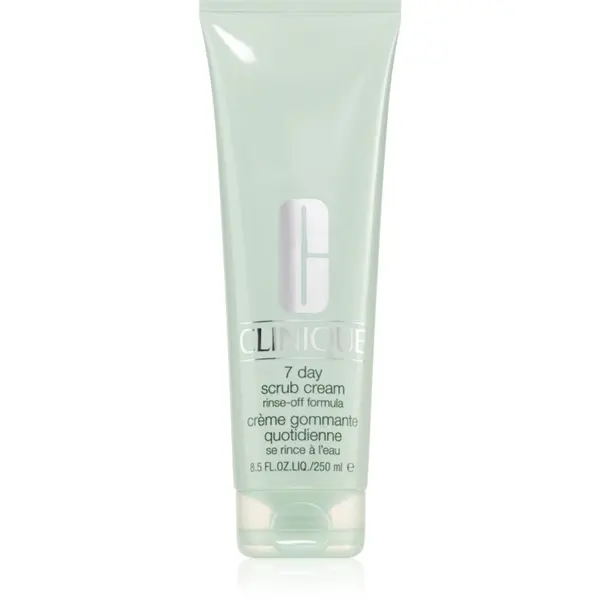 Clinique Clinique 7 Day Scrub Cream Rinse-Off Formula piling za čišćenje za svakodnevnu uporabu 250 ml