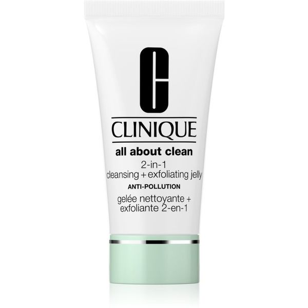 Clinique Clinique All About Clean 2-in-1 Cleansing + Exfoliating Jelly eksfolijacijski gel za čišćenje 150 ml