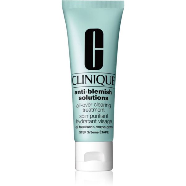 Clinique Clinique Anti-Blemish Solutions™ All-Over Clearing Treatment hidratantna krema za problematično lice, akne 50 ml