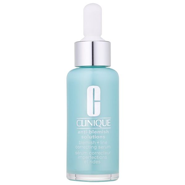 Clinique Clinique Anti-Blemish Solutions™ Anti-blemish + Line Correcting Serum serum za zaglađivanje za problematično lice, akne 30 ml