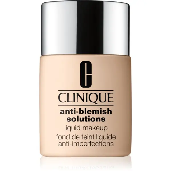 Clinique Clinique Anti-Blemish Solutions™ Liquid Makeup puder s visokim prekrivanjem za masno lice sklono aknama nijansa CN 08 Linen 30 ml