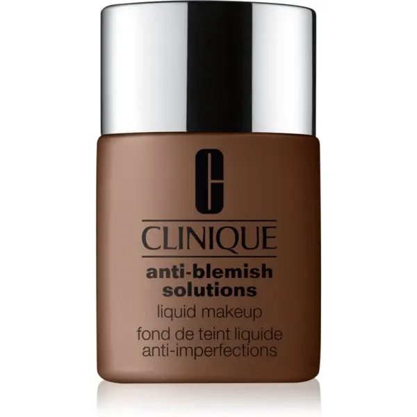 Clinique Clinique Anti-Blemish Solutions™ Liquid Makeup puder s visokim prekrivanjem za masno lice sklono aknama nijansa CN 126 Espresso 30 ml