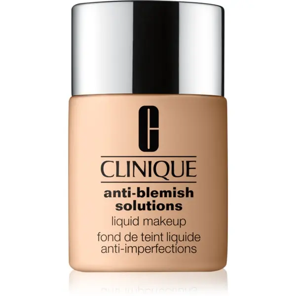 Clinique Clinique Anti-Blemish Solutions™ Liquid Makeup puder s visokim prekrivanjem za masno lice sklono aknama nijansa CN 28 Ivory 30 ml