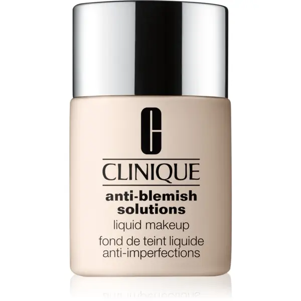 Clinique Clinique Anti-Blemish Solutions™ Liquid Makeup puder s visokim prekrivanjem za masno lice sklono aknama nijansa Flax 30 ml