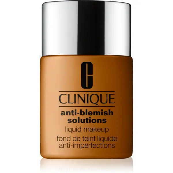 Clinique Clinique Anti-Blemish Solutions™ Liquid Makeup puder s visokim prekrivanjem za masno lice sklono aknama nijansa WN 112 Ginger 30 ml