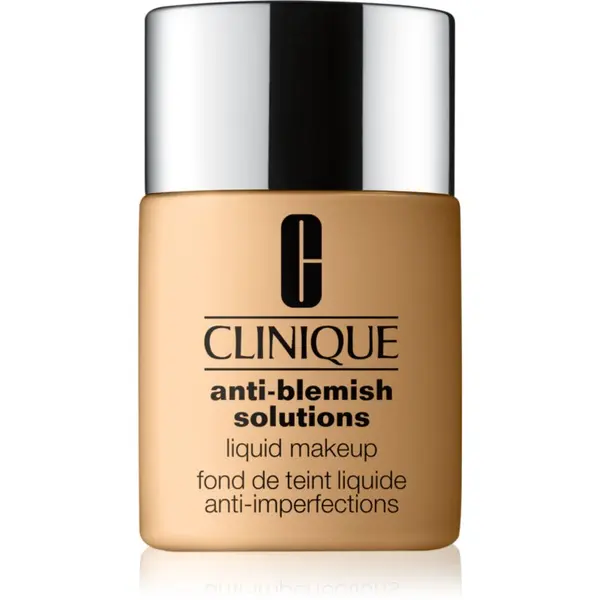 Clinique Clinique Anti-Blemish Solutions™ Liquid Makeup puder s visokim prekrivanjem za masno lice sklono aknama nijansa WN 56 Cashew 30 ml