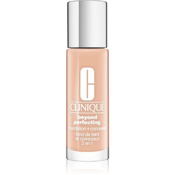 Clinique Clinique Beyond Perfecting™ Foundation + Concealer tekući puder i korektor 2 u 1 nijansa 04 Cream Whip 30 ml