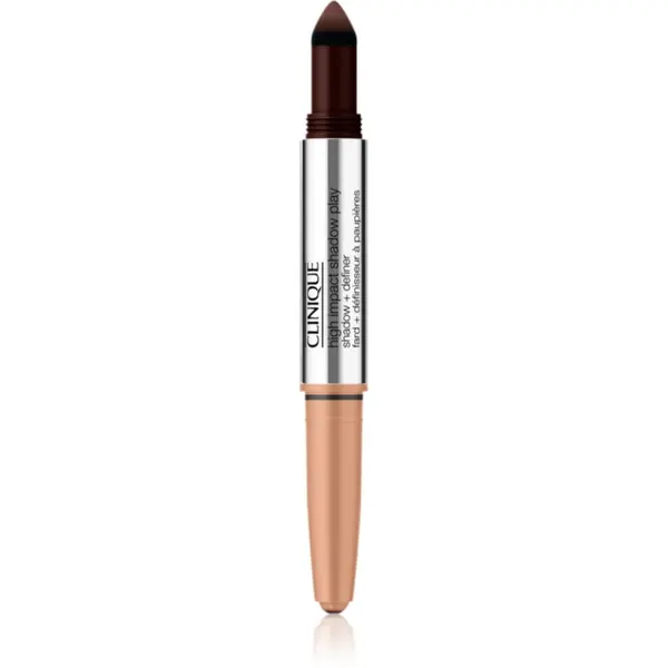 Clinique Clinique High Impact™ Shadow Play sjenilo za oči u olovci duo nijansa Café Au Lait 1.9 g