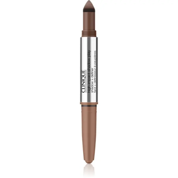 Clinique Clinique High Impact™ Shadow Play sjenilo za oči u olovci duo nijansa Double Latte 1.9 g