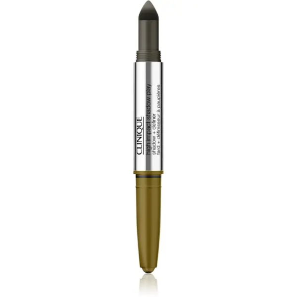 Clinique Clinique High Impact™ Shadow Play sjenilo za oči u olovci duo nijansa Mixed Greens 1.9 g