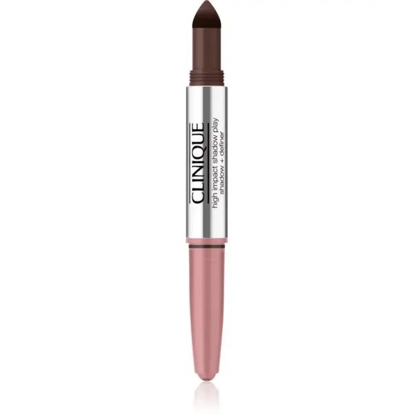 Clinique Clinique High Impact™ Shadow Play sjenilo za oči u olovci duo nijansa Pink Honey + Black Honey 1.9 g