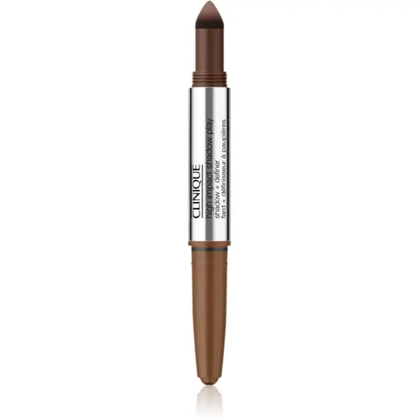 Clinique Clinique High Impact™ Shadow Play sjenilo za oči u olovci duo nijansa Rum + Cola 1.9 g