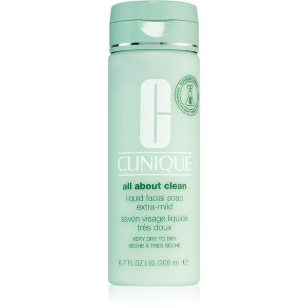 Clinique Clinique Liquid Facial Soap Extra-Mild tekući sapun za suhu i vrlo suhu kožu lica 200 ml