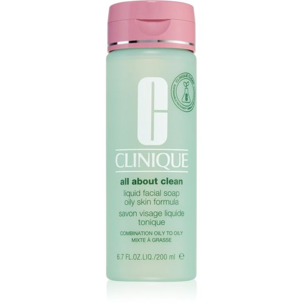 Clinique Clinique Liquid Facial Soap Oily Skin Formula tekući sapun za mješovitu i masnu kožu 200 ml
