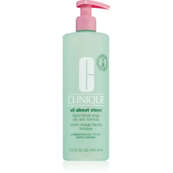 Clinique Clinique Liquid Facial Soap Oily Skin Formula tekući sapun za mješovitu i masnu kožu 400 ml