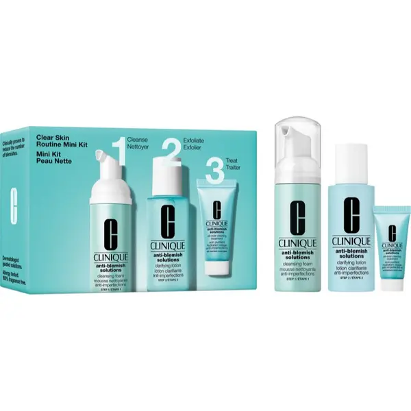 Clinique Clinique Mini Kit Clear Skin Routine poklon set za savršeno čišćenje lica