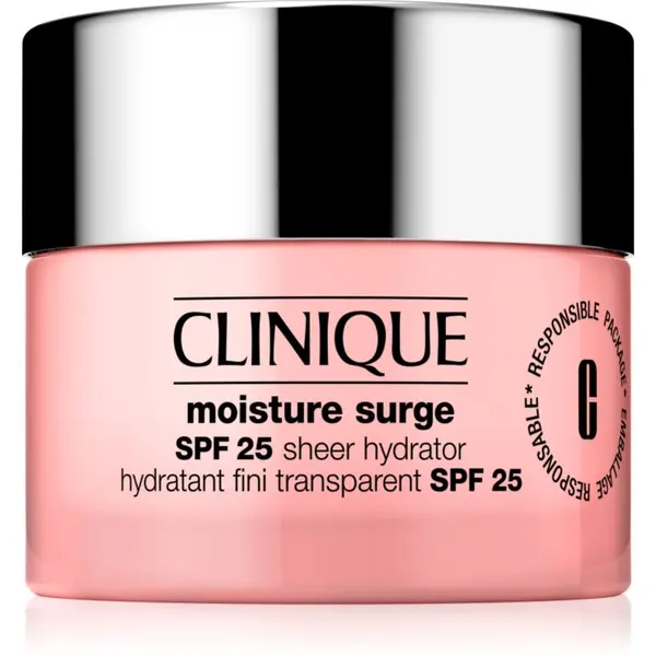 Clinique Clinique Moisture Surge™ SPF 25 Sheer Hydrator dnevna hranjiva i hidratantna krema SPF 25 30 ml