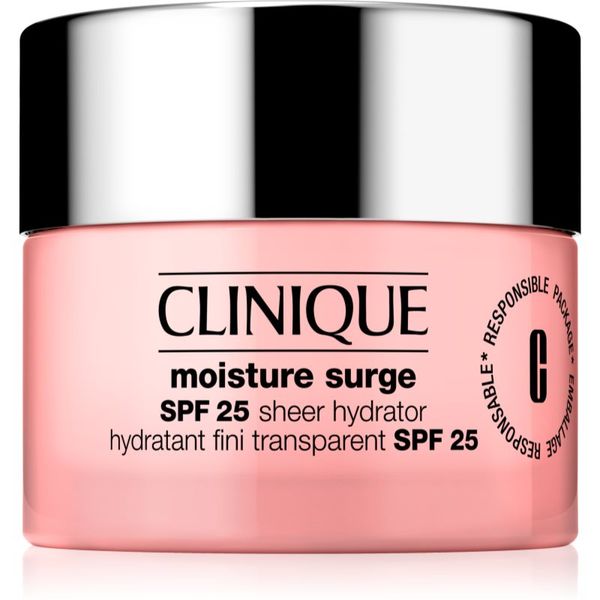 Clinique Clinique Moisture Surge™ SPF 25 Sheer Hydrator dnevna hranjiva i hidratantna krema SPF 25 50 ml