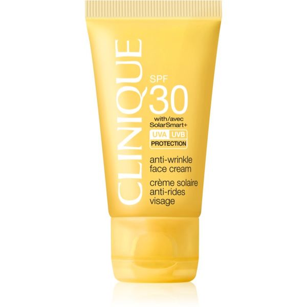 Clinique Clinique Sun SPF 30 Sunscreen Oil-Free Face Cream krema za sunčanje za lice s učinkom protiv bora SPF 30 50 ml
