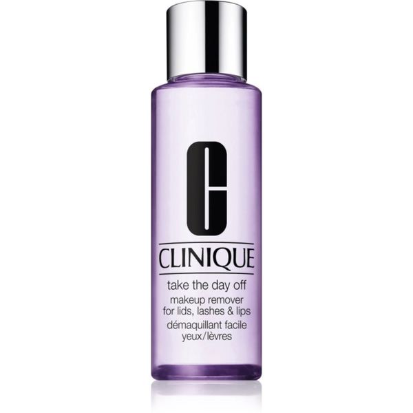 Clinique Clinique Take The Day Off™ Makeup Remover For Lids, Lashes & Lips dvofazno sredstvo za uklanjanje make-upa s usana i oko očiju 125 ml