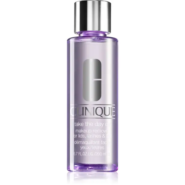 Clinique Clinique Take The Day Off™ Makeup Remover For Lids, Lashes & Lips dvofazno sredstvo za uklanjanje make-upa s usana i oko očiju 200 ml