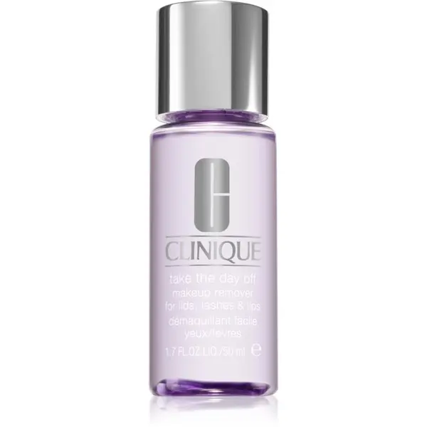 Clinique Clinique Take The Day Off™ Makeup Remover For Lids, Lashes & Lips dvofazno sredstvo za uklanjanje make-upa s usana i oko očiju 50 ml