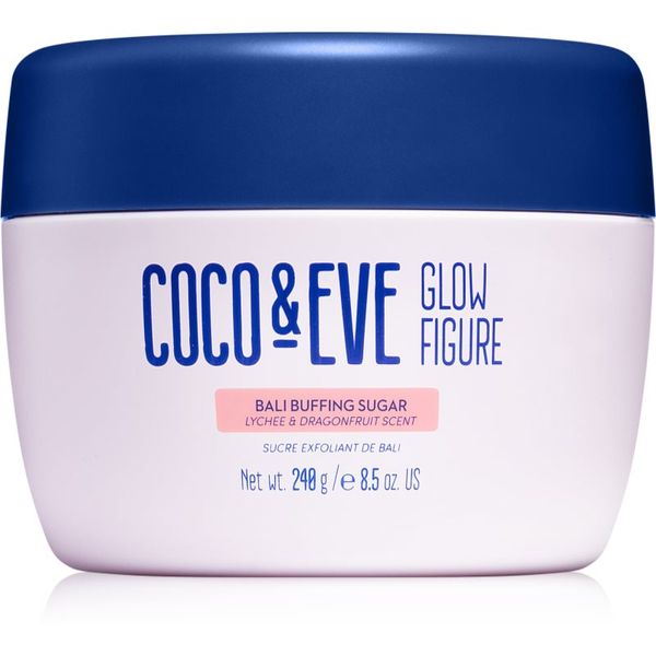 Coco & Eve Coco & Eve Glow Figure Bali Buffing Sugar omekšavajući šećerni piling 240 g