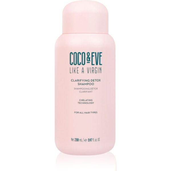Coco & Eve Coco & Eve Like A Virgin Clarifying Detox Shampoo šampon za dubinsko čišćenje s detoksikacijskim učinkom 288 ml