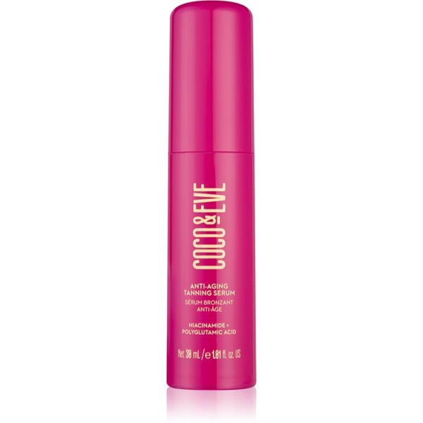 Coco & Eve Coco & Eve Sunny Honey Anti-Aging Tanning Serum serum za lice za samotamnjenje 30 ml