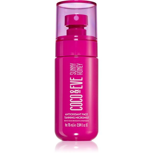Coco & Eve Coco & Eve Sunny Honey Antioxidant Face Tanning Micromist magla za samotamnjenje za lice 75 ml