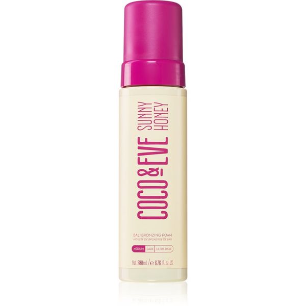 Coco & Eve Coco & Eve Sunny Honey Bali Bronzing Foam pjena za samotamnjenje Medium 200 ml