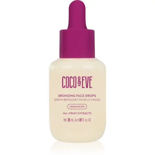 Coco & Eve Coco & Eve Sunny Honey Bronzing Face Drops kapi za samotamnjenje za lice Medium Glow (new) 30 ml