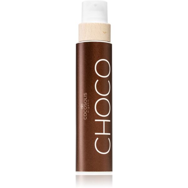 COCOSOLIS COCOSOLIS CHOCO njegujuće ulje za sunčanje bez zaštitnog faktora s mirisom Chocolate 200 ml