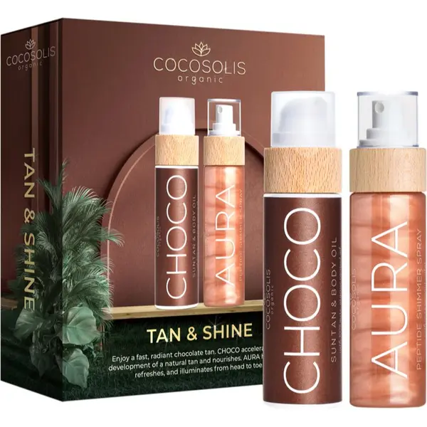 COCOSOLIS COCOSOLIS Tan & Shine poklon set za naglašavanje preplanulosti