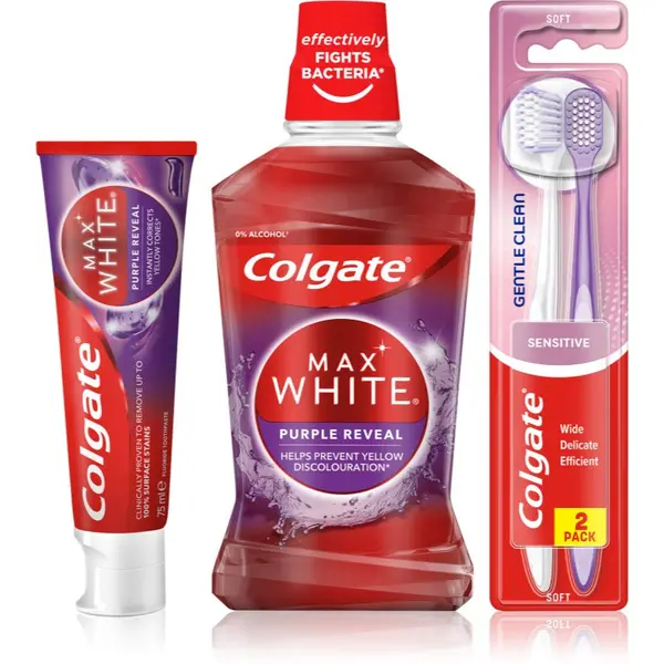 Colgate Colgate Max White Purple set za zube