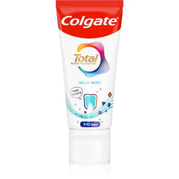 Colgate Colgate Total Junior Active Prevention Mild Mint zubna pasta za dubinsko čišćenje zubi i usne šupljine za djecu 50 ml