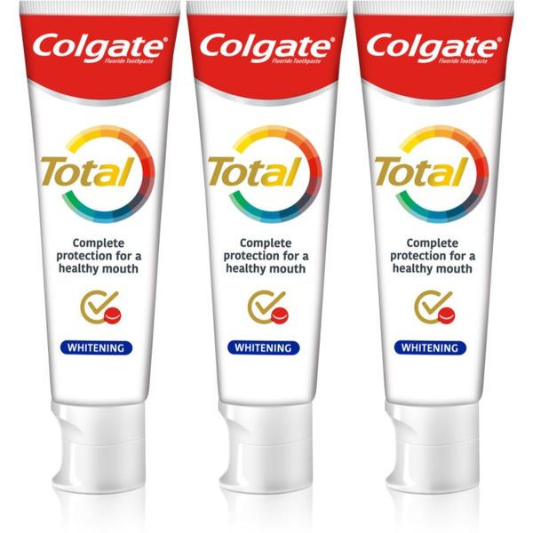 Colgate Colgate Total Whitening pasta za izbjeljivanje zuba 3 x 75 ml