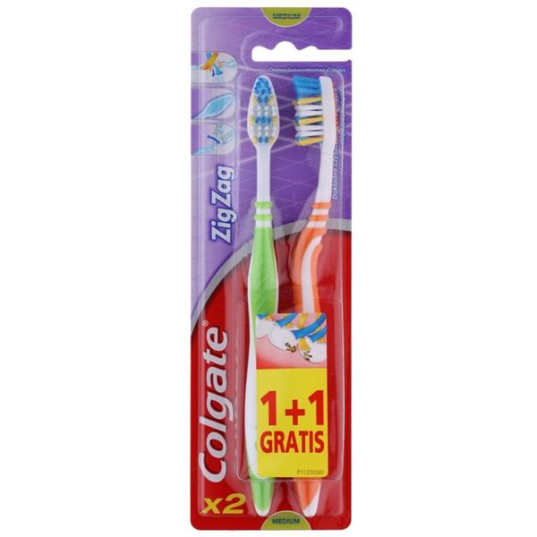 Colgate Colgate Zig Zag Medium četkice za zube medium 2 kom 2 kom